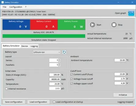 Produktfoto 1 von EA Elektro-Automatik Software für EA-PSB 9000, EA-PSB 10000