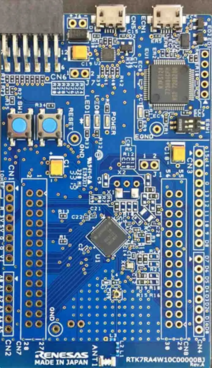 Produktfoto 1 von Renesas Electronics MCU-Entwicklungskit 32-Bit-MCU, Mikrocontrollerplatine Entwicklungstool Microcontroller ARM Cortex
