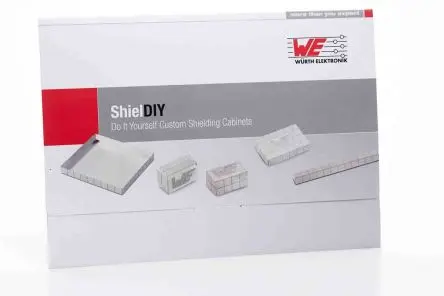 Produktfoto 1 von Würth Elektronik WE-SHC ShielDIY Leiterplattengehäuse, Neusilber, 148 mm 206 mm