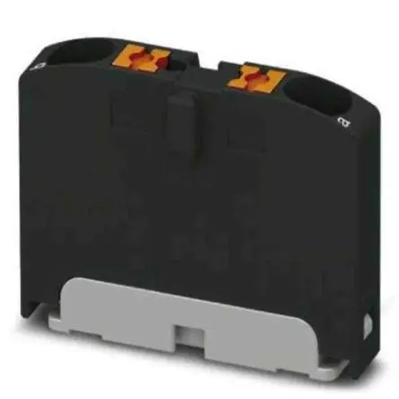 Produktfoto 1 von Phoenix Contact Verteilerblock 2-polig / 690V 24A, Polyamid Schwarz, IP20