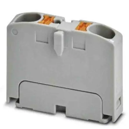 Produktfoto 1 von Phoenix Contact Verteilerblock 2-polig / 450V 32A, Polyamid Grau, IP20