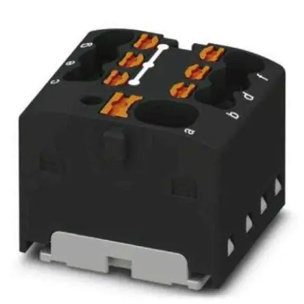 Produktfoto 1 von Phoenix Contact Verteilerblock 7-polig / 450V 17.5A, Polyamid Schwarz, IP20