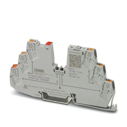 Produktfoto 1 von Phoenix Contact PTCB Elektronischer Schutzschalter 24V 1, 4A DIN-Hutschiene 300 A L. 80 mm x 12.5mm