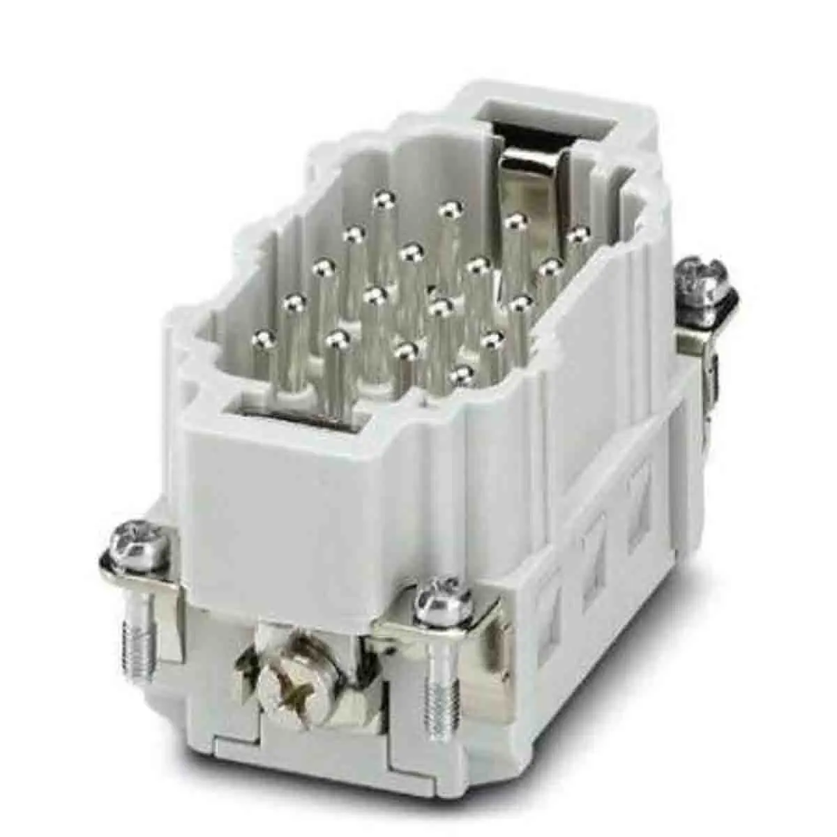 Produktfoto 1 von Phoenix Contact HC Robustes Power Steckverbinder-Modul, 18-polig 16A Stecker, Kontakteinsatz