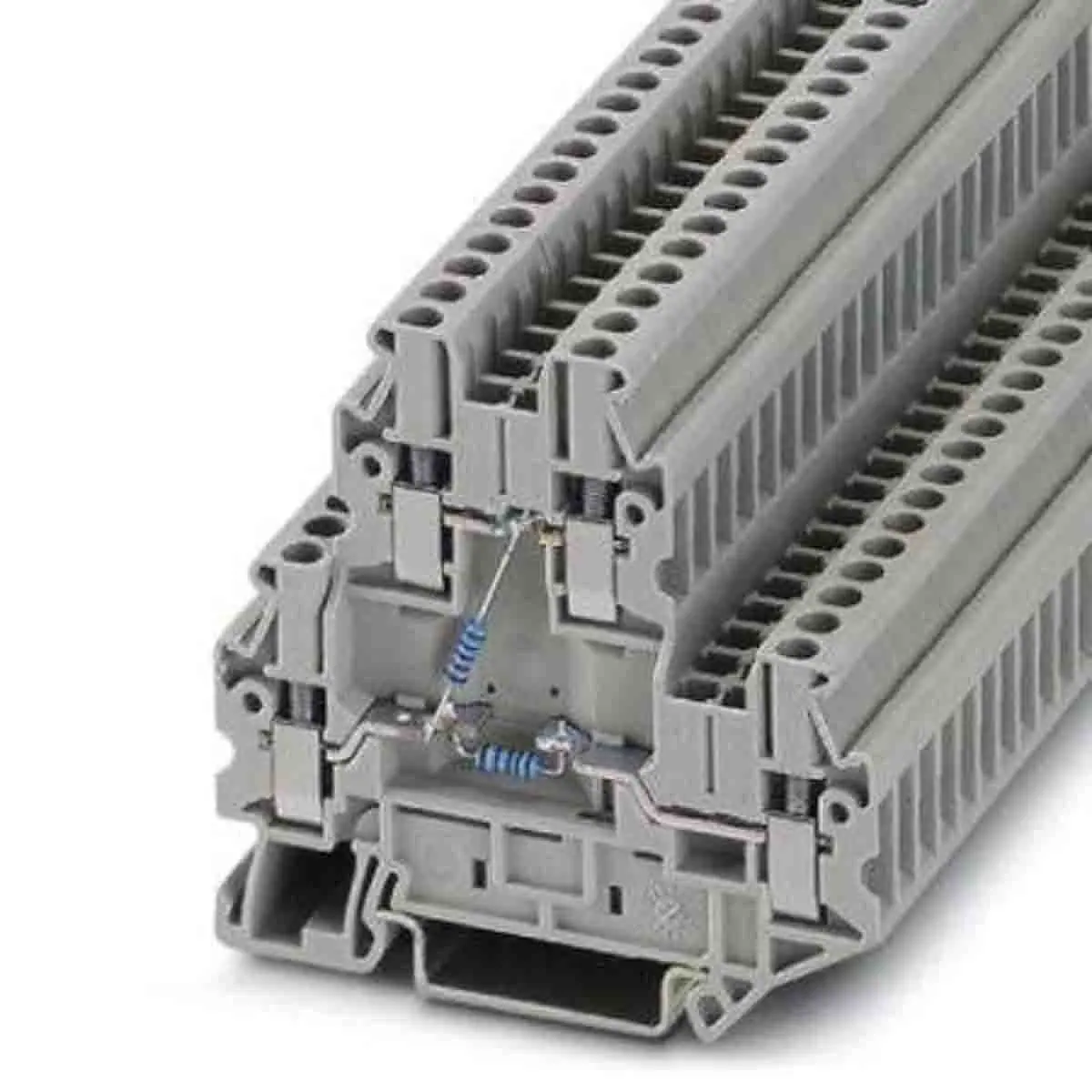 Produktfoto 1 von Phoenix Contact UTTB Bauteil-Anschlussklemmenblock Grau, 0.14 to 4 mm², 500 V Schraubbefestigung