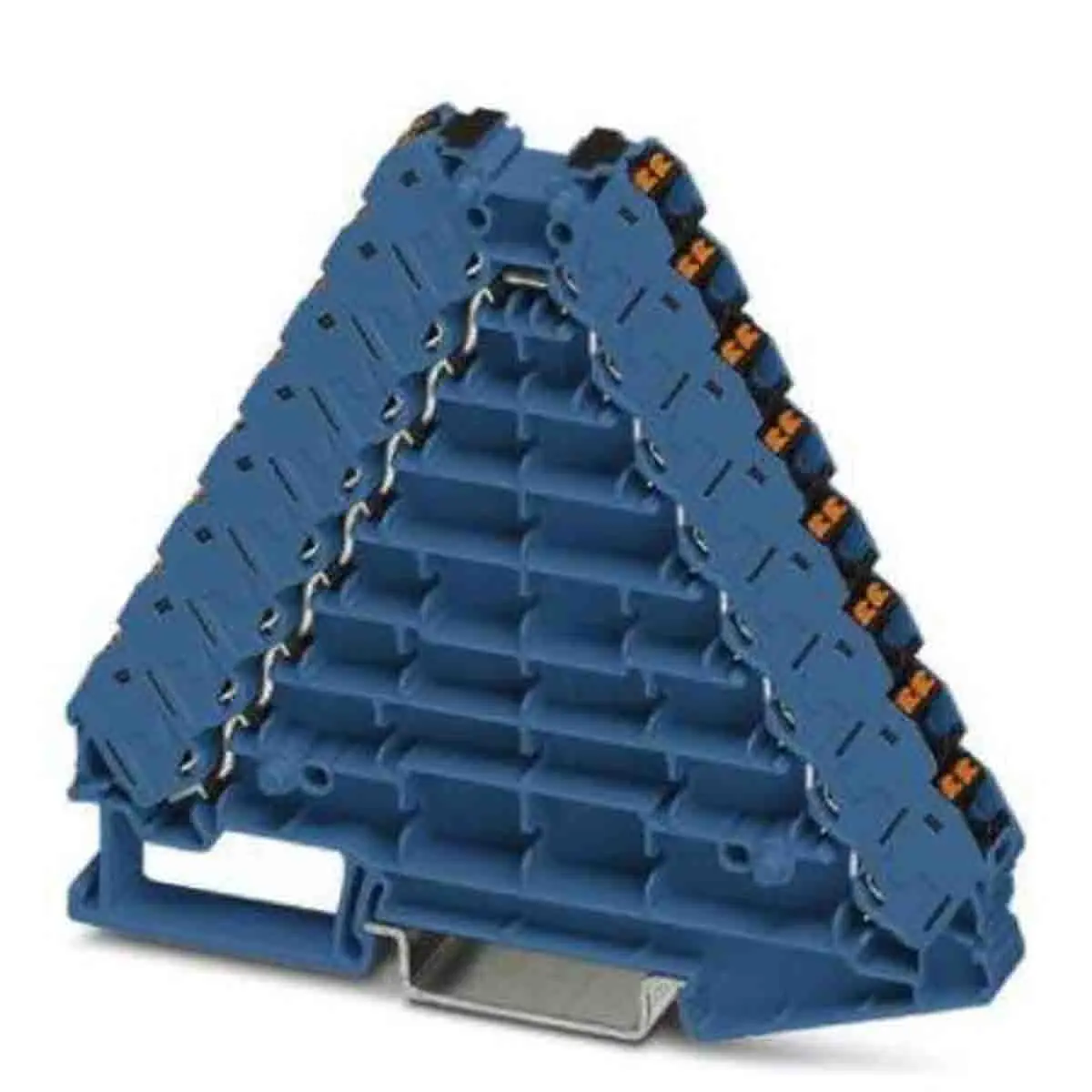 Produktfoto 1 von Phoenix Contact Verteilerblock 32-polig / 250 V 17.5A, Polyamid Blau, IP20