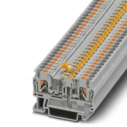 Produktfoto 1 von Phoenix Contact PTC Trenn- und Messtrennreihenklemme 1 Grau, 0.14mm², 4 mm², 400V Einsteck-Anschluss IECEx, ATEX