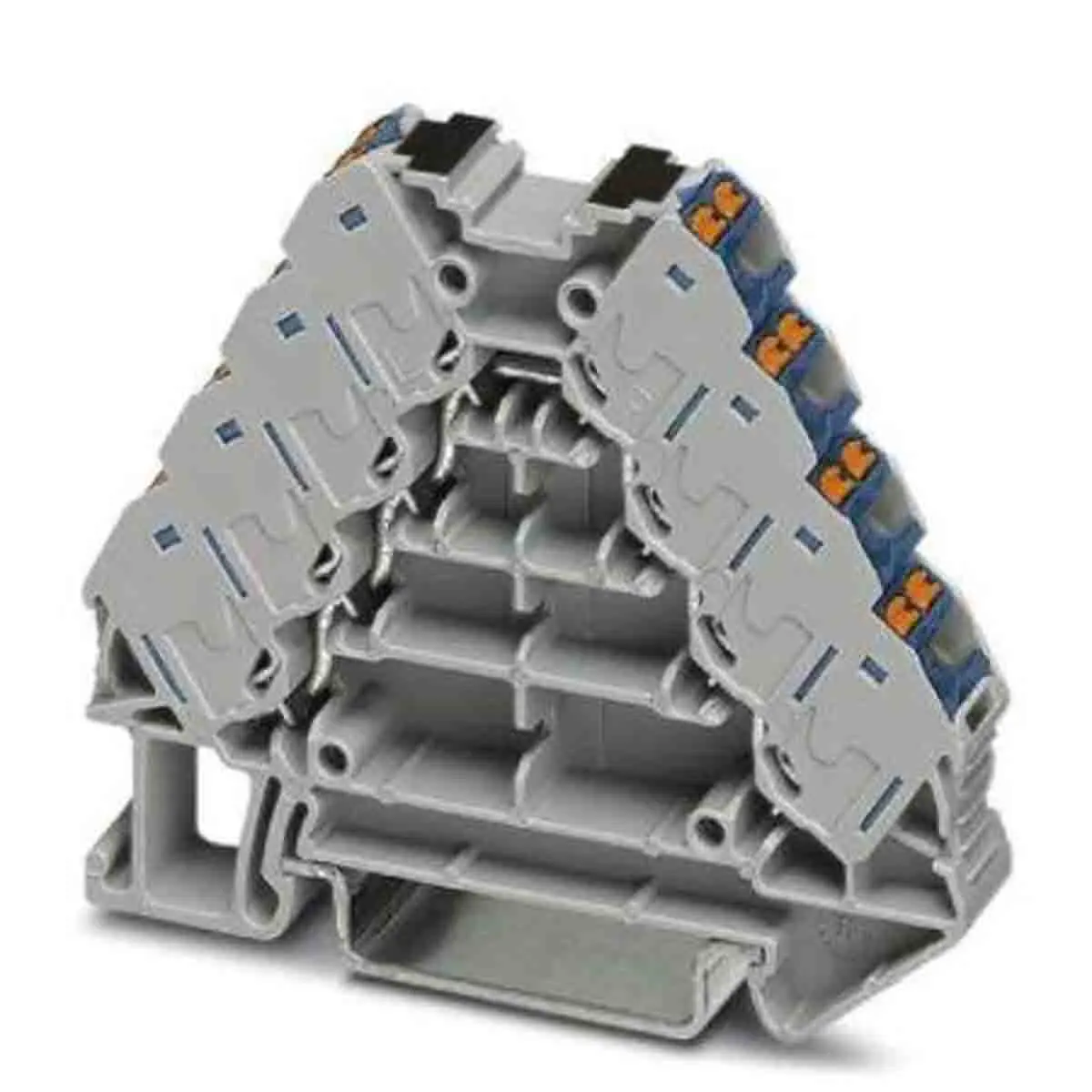 Produktfoto 1 von Phoenix Contact Verteilerblock 16-polig / 250 V 17.5A, Polyamid Grau, IP20