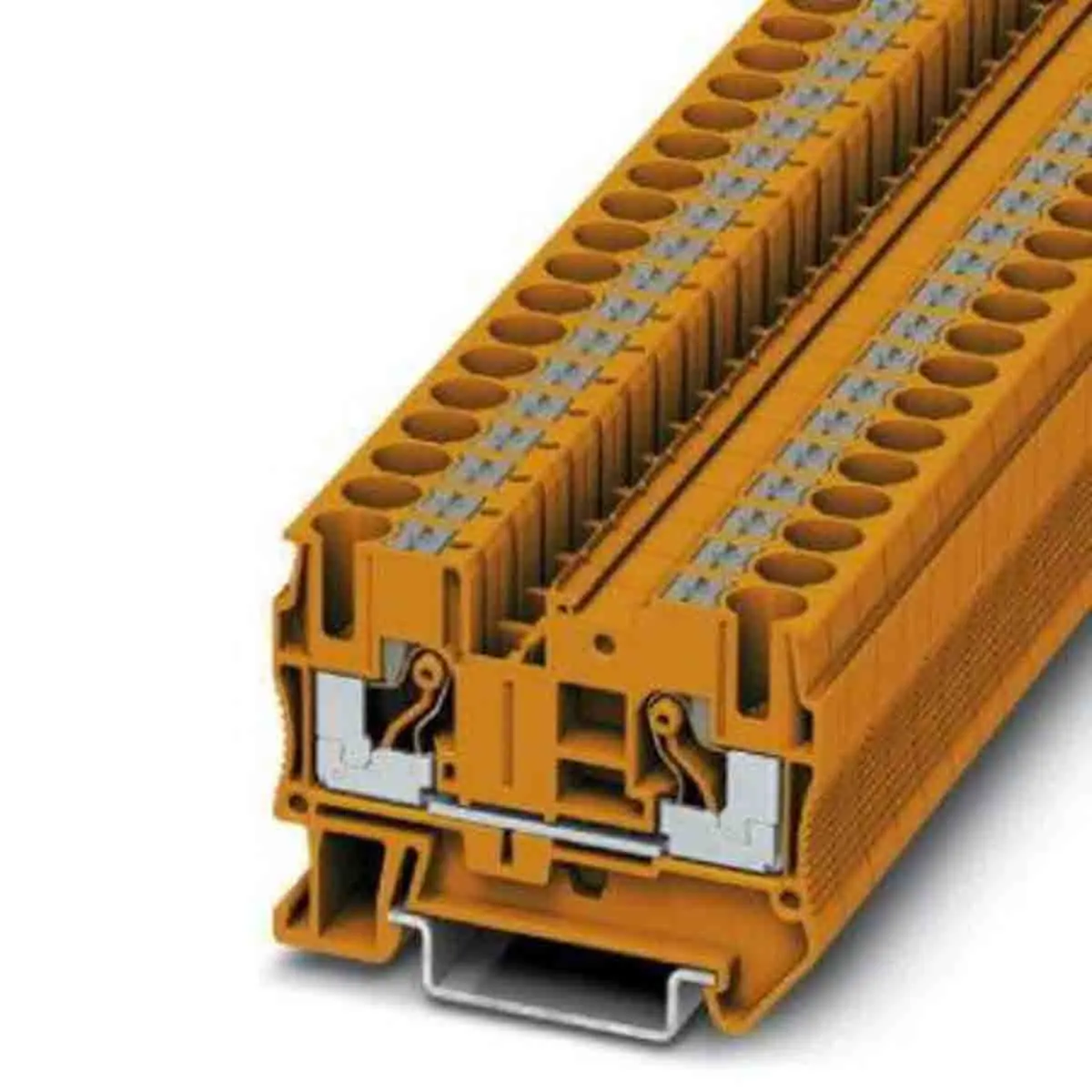 Produktfoto 1 von Phoenix Contact PT 6 Anschlussklemmenblock für Durchkontaktierung 1 Orange, 0.5 to 10 mm², 1 kV Einsteck-Anschluss