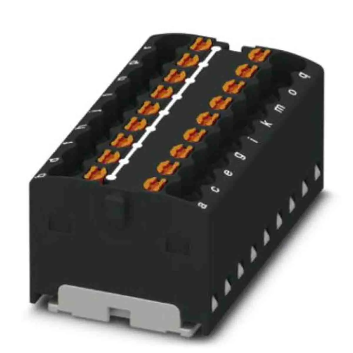 Produktfoto 1 von Phoenix Contact Verteilerblock 18-polig / 450 V 17.5A, Polyamid Schwarz, IP20