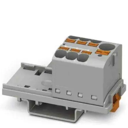Produktfoto 1 von Phoenix Contact Verteilerblock 7-polig / 450V 32A, Polyamid Grau, IP20