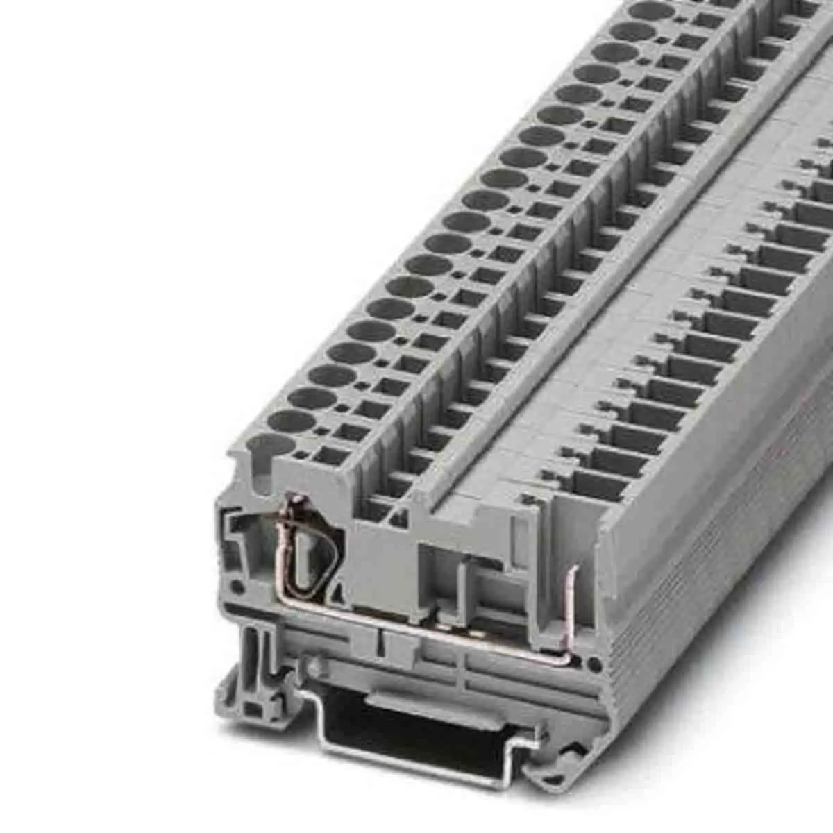 Phoenix Contact ST4 Anschlussklemmenblock für Durchkontaktierung 1 Grau, 0.08 to 6 mm², 800 V Steckbar
