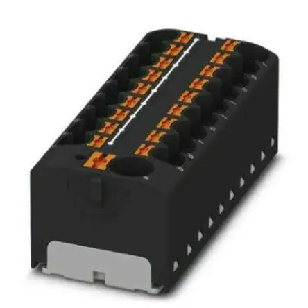 Produktfoto 1 von Phoenix Contact Verteilerblock 19-polig / 450V 32A, Polyamid Schwarz, IP20