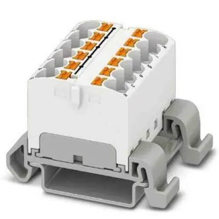 Produktfoto 1 von Phoenix Contact Verteilerblock 12-polig / 800V 32A, Polyamid Weiß, IP20