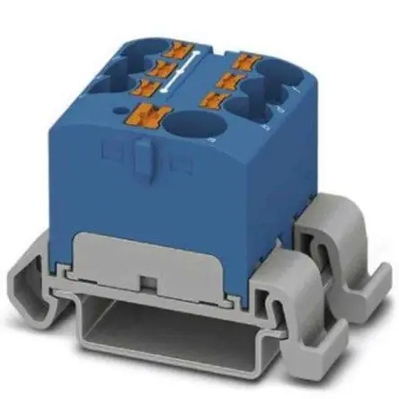 Produktfoto 1 von Phoenix Contact PTFIX Verteilerblock 32A Blau 7-polig