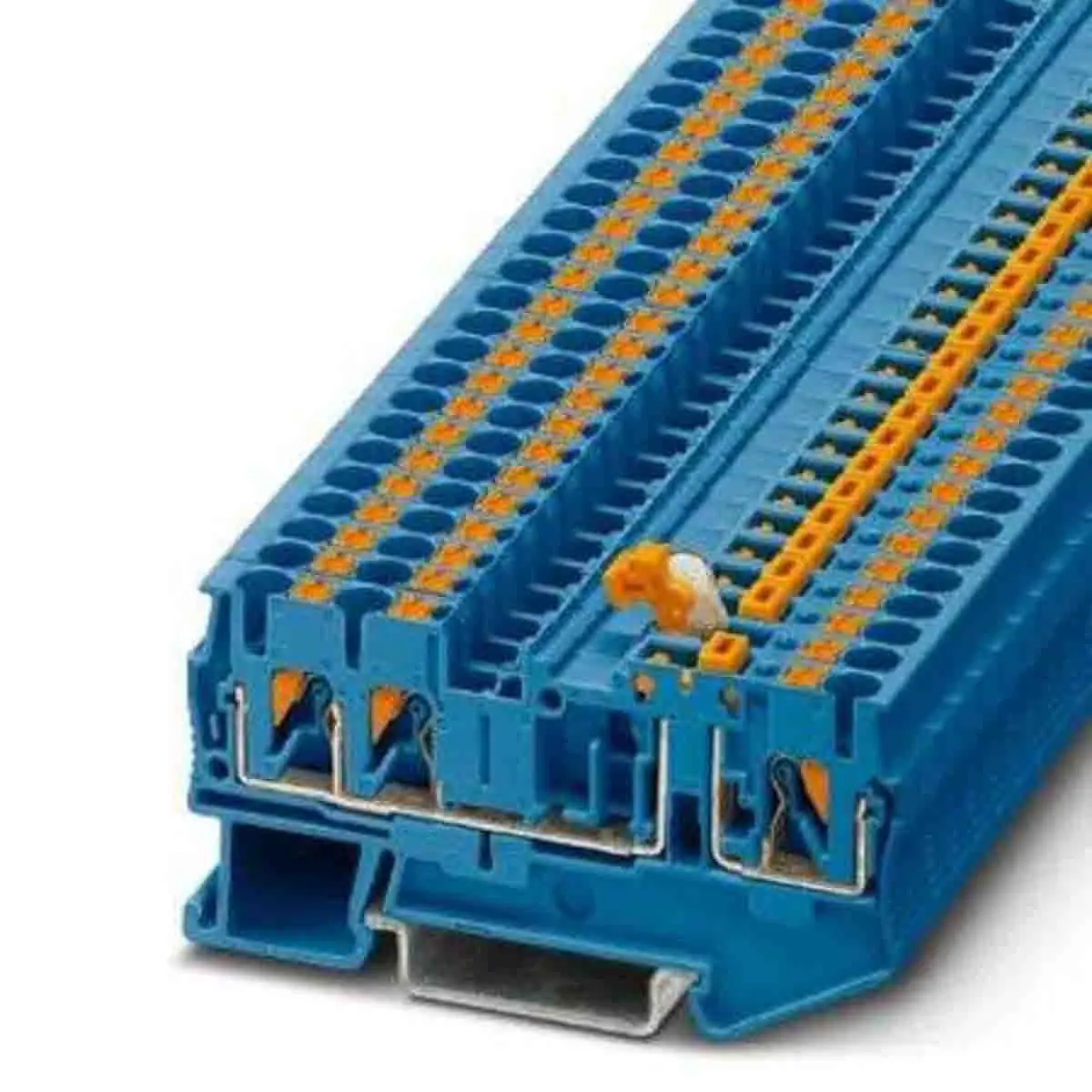 Produktfoto 1 von Phoenix Contact PT Reihenklemme Blau, 400 V / 20A, Einstecken