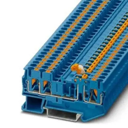 Produktfoto 1 von Phoenix Contact PT Trenn- und Messtrennreihenklemme 1 Blau, 0.14mm², 4 mm², 400V Einsteck-Anschluss
