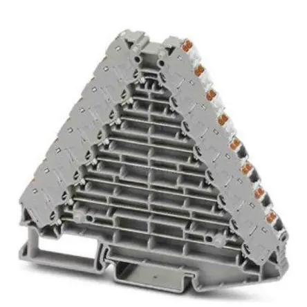 Produktfoto 1 von Phoenix Contact PTRV Anschlussklemmenblock DIN-Schiene 8 Grau, 0.14mm², 2.5 mm², 250V Einsteck-Anschluss