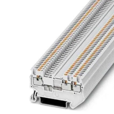 Produktfoto 1 von Phoenix Contact Anschlussklemmenblock für Durchkontaktierung 1 Weiß, 0.14mm², 1.5 mm², 500V Einsteck-Anschluss