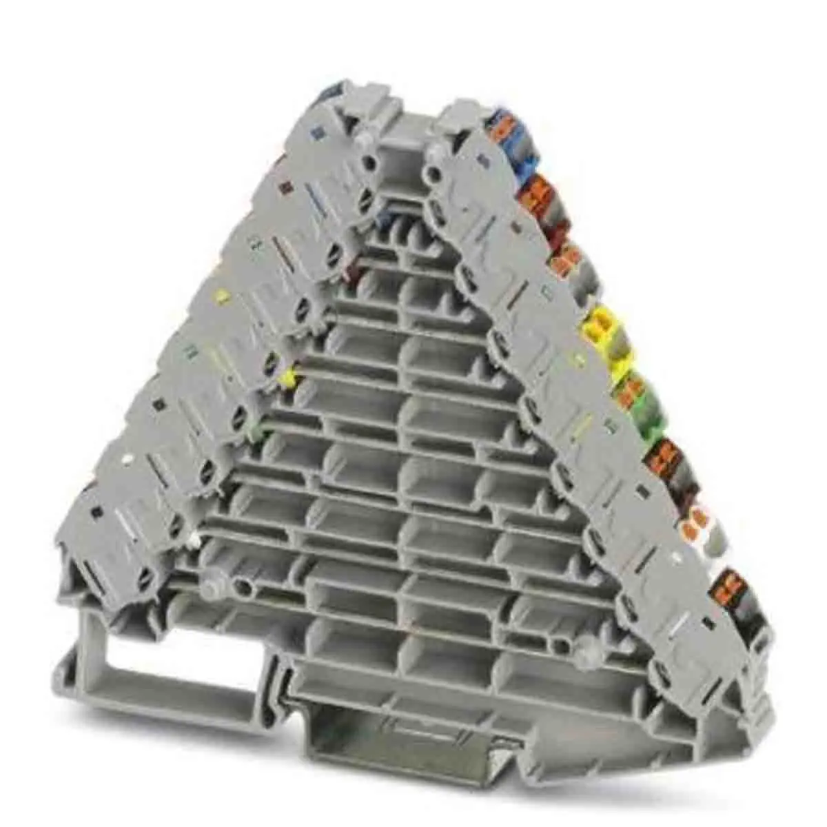Produktfoto 1 von Phoenix Contact PTRV DIN-Schienenklemme ohne Sicherung 8 Grau, 0.14 to 2.5 mm², 250 V Einsteck-Anschluss