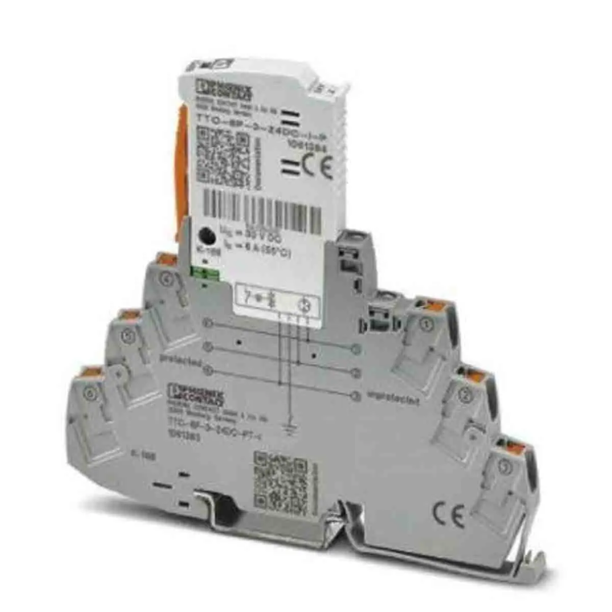 Phoenix Contact, Überspannungsschutz, 3-phasig 10 kA DIN-Hutschiene Isolated Signal Circuits