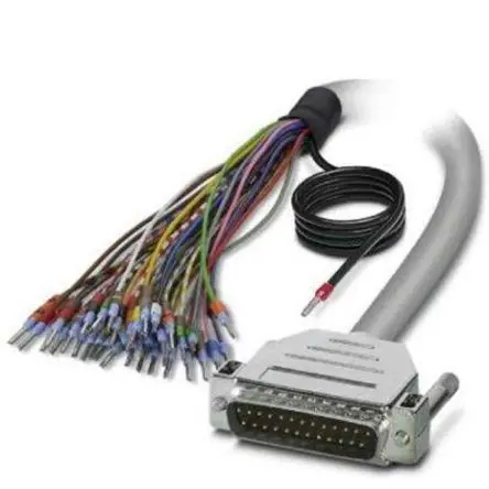 Produktfoto 1 von Phoenix Contact Kabel / D-Sub, 25-polig Stecker / Nicht abgeschlossen, 6 m Polyvinylchlorid, Grau, CSA, UL