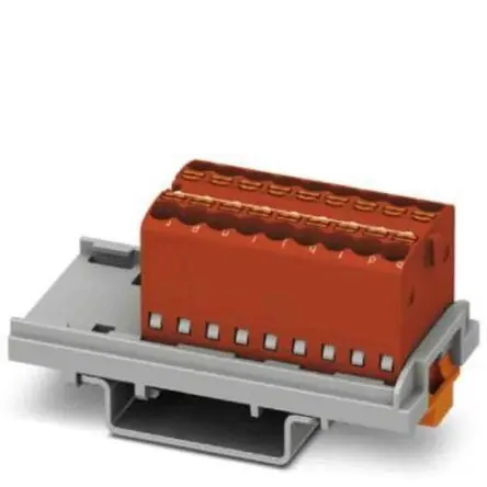 Produktfoto 1 von Phoenix Contact Verteilerblock 18-polig / 500V 17.5A, Polyamid Rot, IP20