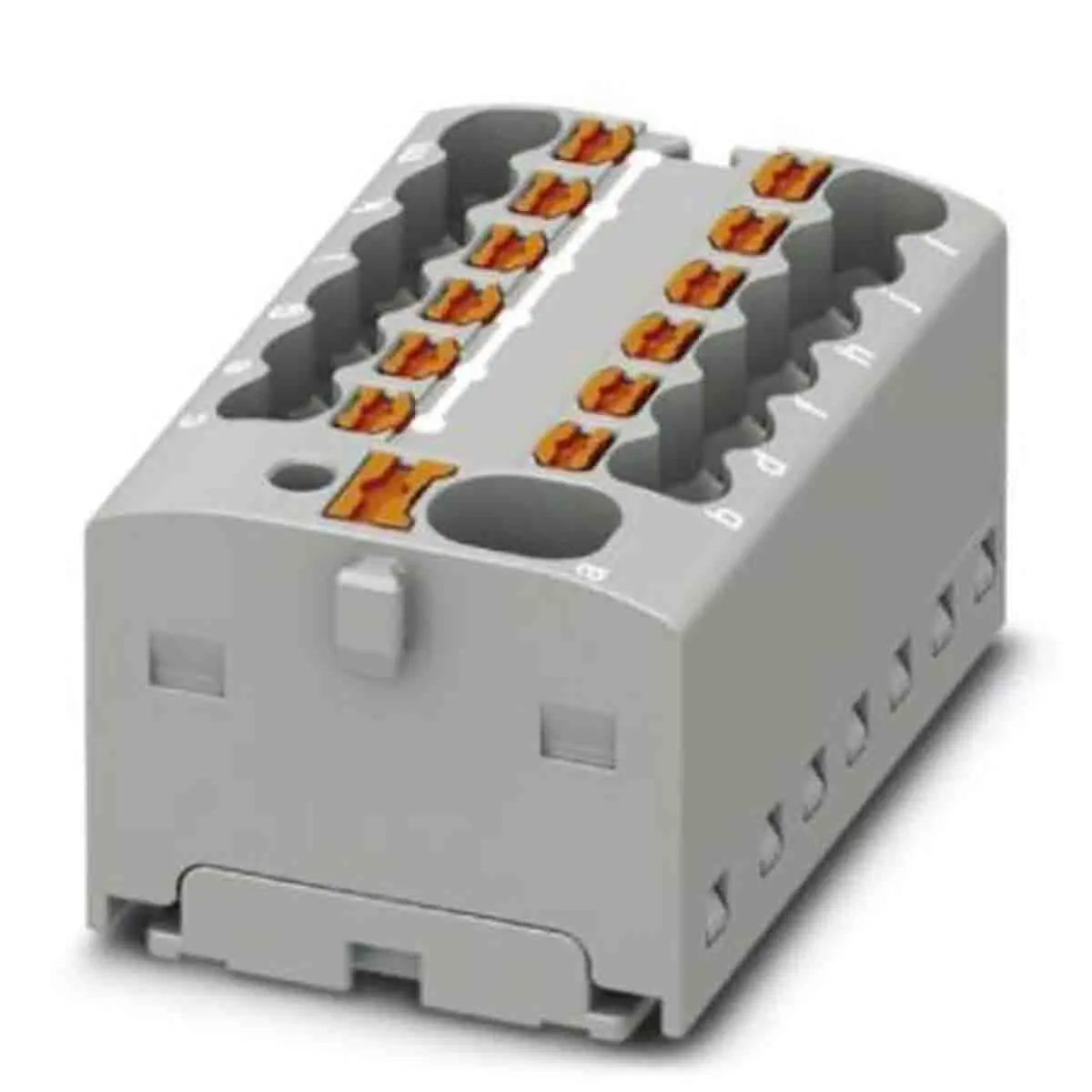 Produktfoto 1 von Phoenix Contact Verteilerblock 13-polig / 450 V 17.5A, Polyamid Grau, IP20