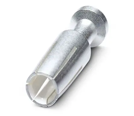 Phoenix Contact 4 mm HC Kontakt für robusten Stromversorgungsstecker Buchse Crimpkontakt 2.5 mm² 2.5 mm²