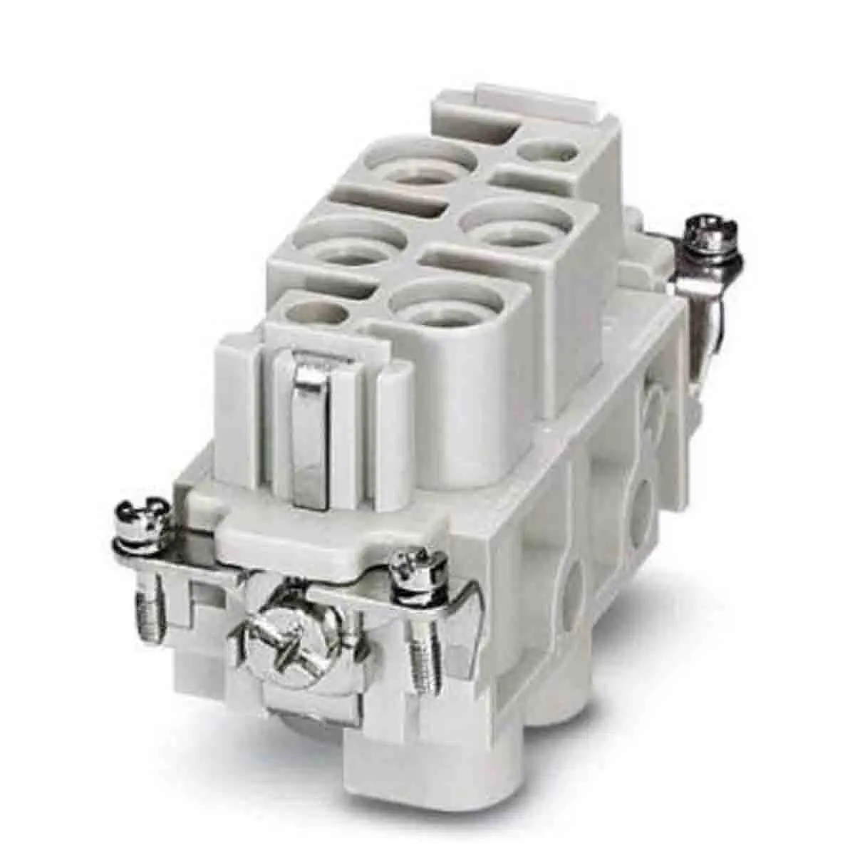 Produktfoto 1 von Phoenix Contact HC Robustes Power Steckverbinder-Modul, 4-polig 80A Buchse, Buchseneinsatz
