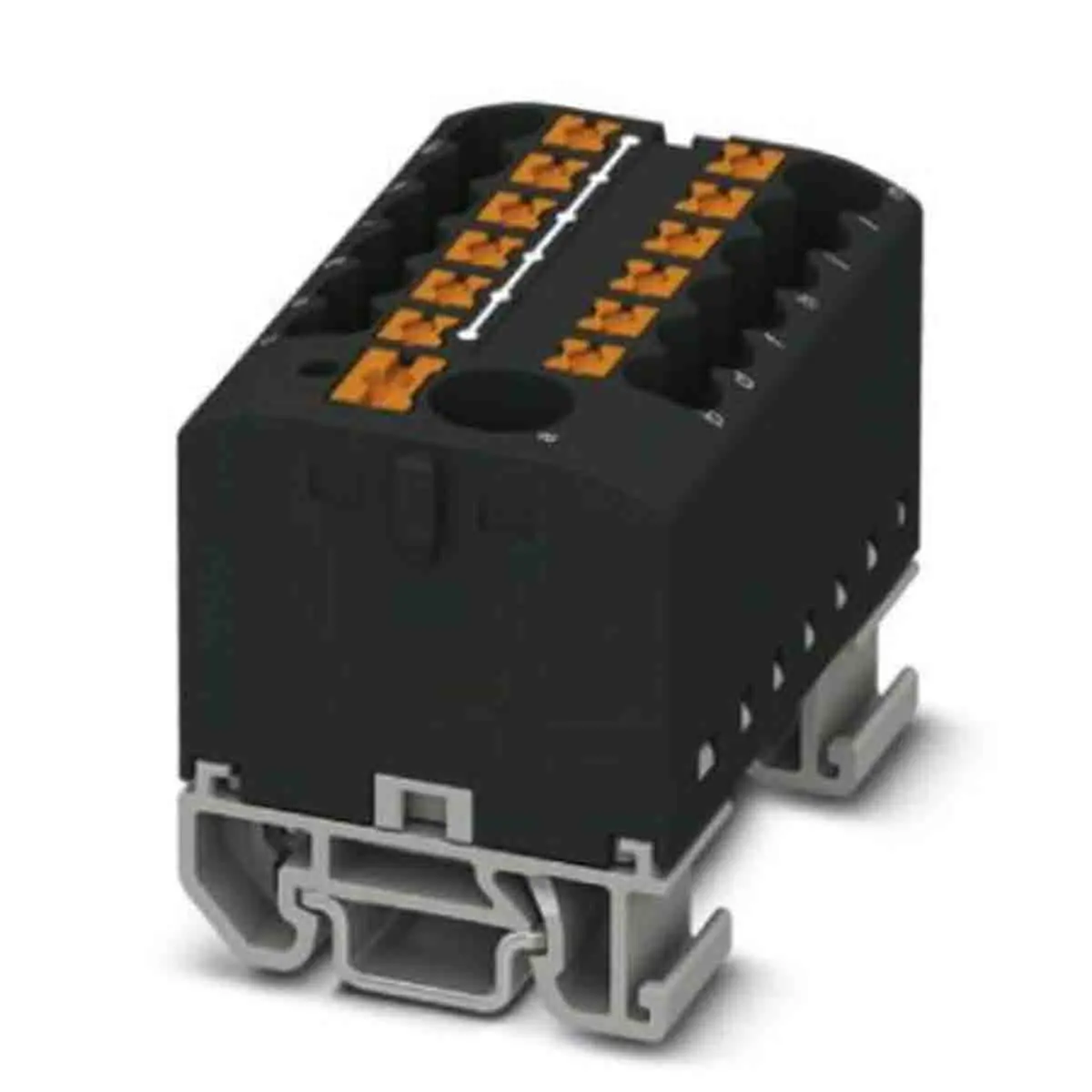 Produktfoto 1 von Phoenix Contact Verteilerblock 13-polig / 690 V 24A, Polyamid Schwarz, IP20