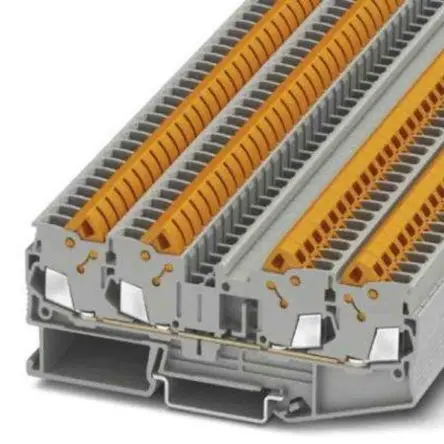 Produktfoto 1 von Phoenix Contact QTC 2.5 Anschlussklemmenblock für Durchkontaktierung 1 Grau, 0.5mm², 2.5 mm², 800V Schnellverbindung