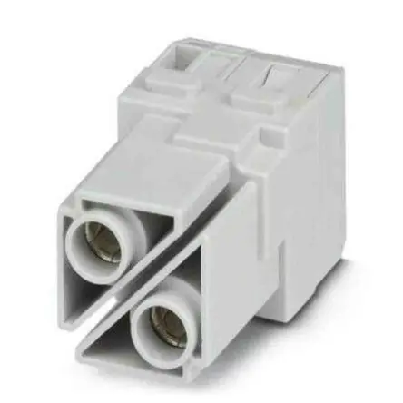 Produktfoto 1 von Phoenix Contact HC Modul für robusten Stromversorgungsstecker Buchse, 2-polig 100A, Schraubanschlussklemme,