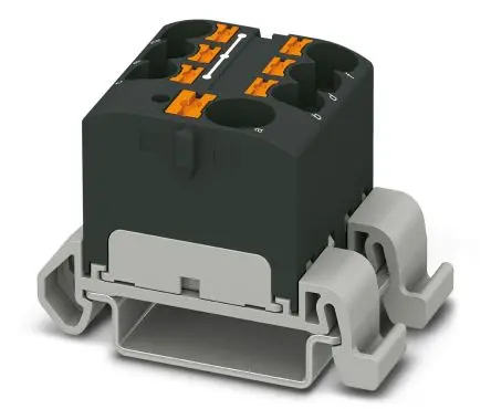 Produktfoto 1 von Phoenix Contact PTFIX Verteilerblock 32A Schwarz 7-polig