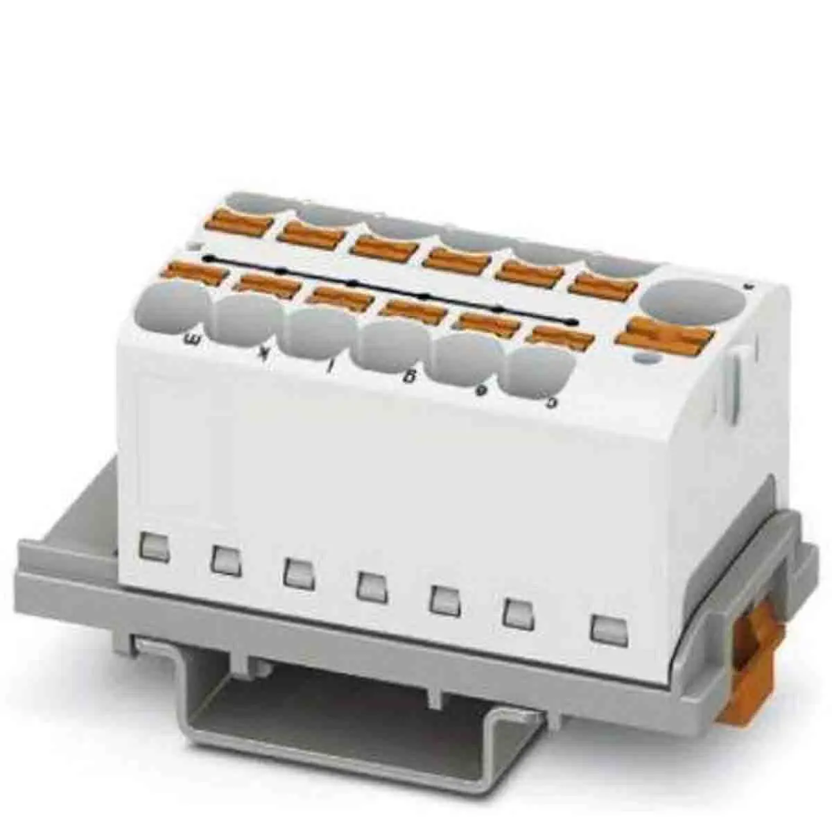 Produktfoto 1 von Phoenix Contact Verteilerblock 13-polig / 800 V 32A, Polyamid Weiß, IP20