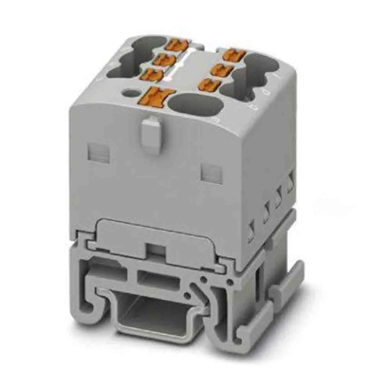Produktfoto 1 von Phoenix Contact Verteilerblock 7-polig / 500 V 17.5A, Polyamid Grau, IP20
