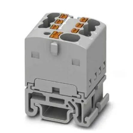 Produktfoto 1 von Phoenix Contact Verteilerblock 7-polig / 500V 17.5A, Polyamid Grau, IP20