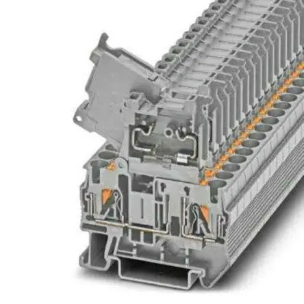 Produktfoto 1 von Phoenix Contact PT 4-HESI (5X20) GY/GY Modularer Sicherungs-Anschlussklemmenblock 1 Grau, 0.2mm², 6 mm², 500V