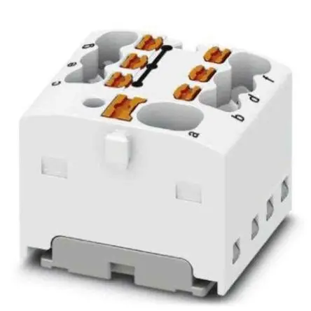 Produktfoto 1 von Phoenix Contact Verteilerblock 7-polig / 450V 17.5A, Polyamid Weiß, IP20