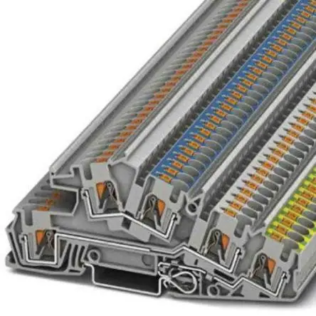 Produktfoto 1 von Phoenix Contact PTI Schutzleiterklemme 3 Grau, 0.2mm², 6 mm², 400V Einsteck-Anschluss