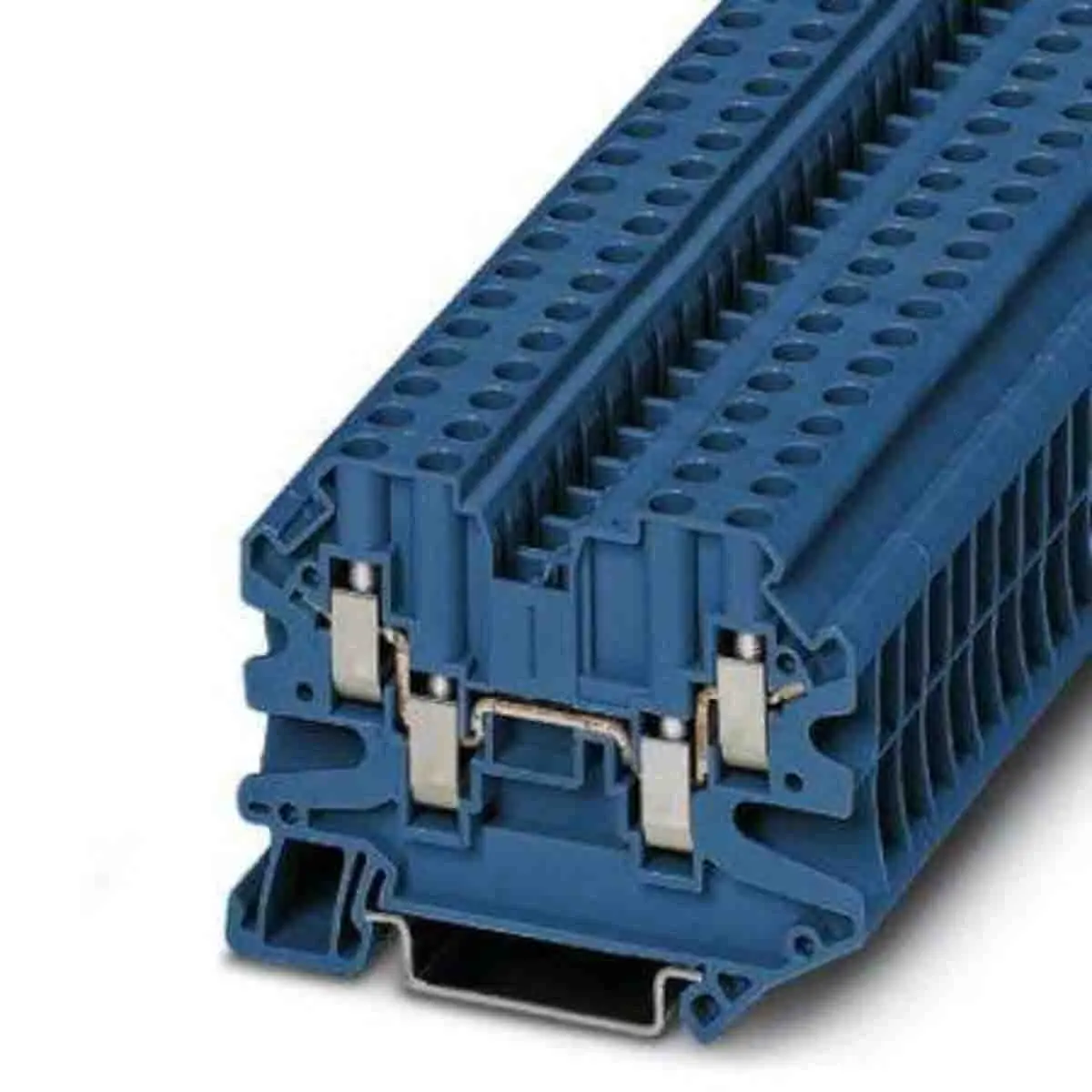 Produktfoto 1 von Phoenix Contact UT 4 DIN-Schienenklemme ohne Sicherung 1 Blau, 0.14 to 6 mm², 1 kV Schraubbefestigung IECEx/ATEX