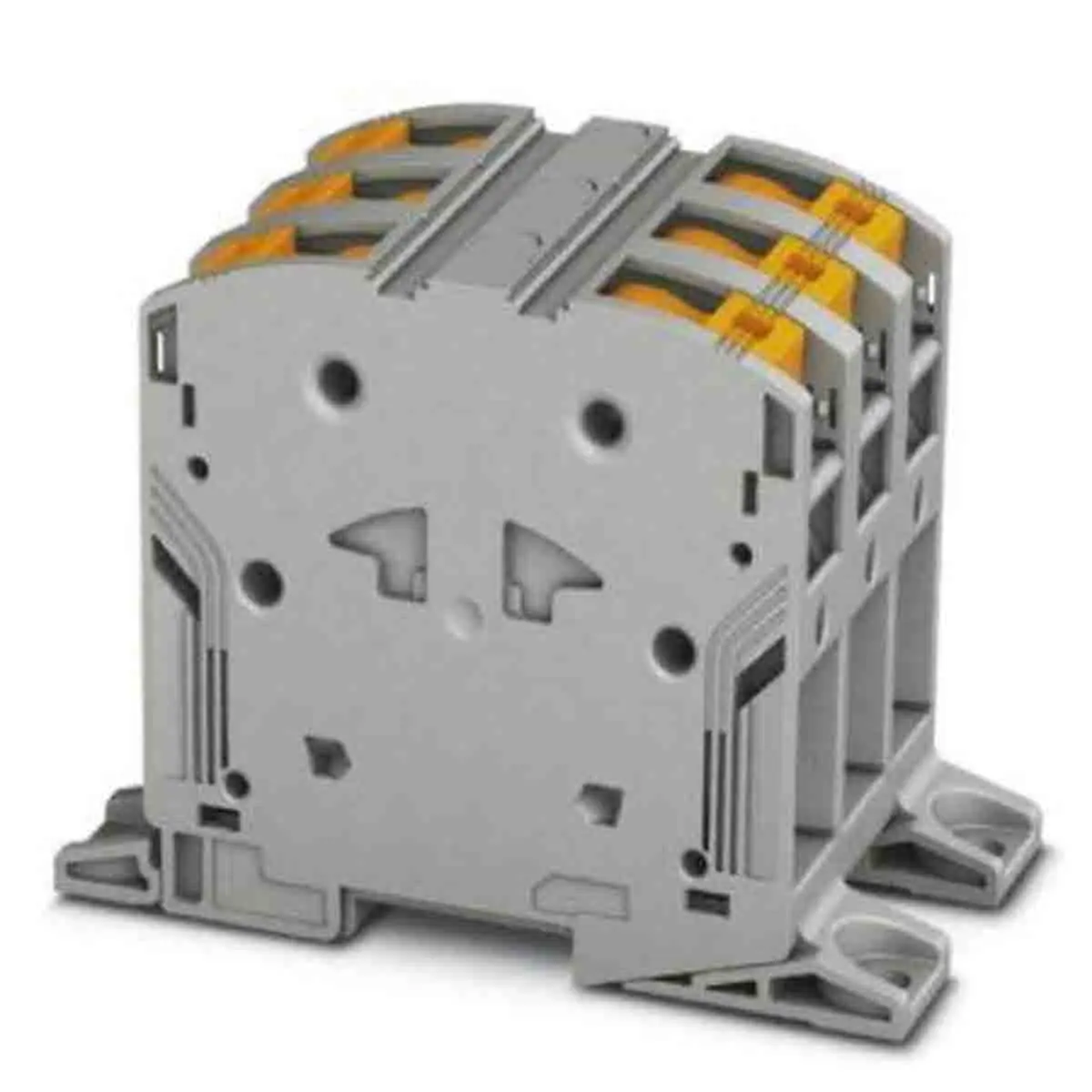 Produktfoto 1 von Phoenix Contact PTPOWER Anschlussklemmenblock DIN-Schiene 1 Grau, 95 mm², 1000 V Schraubbefestigung
