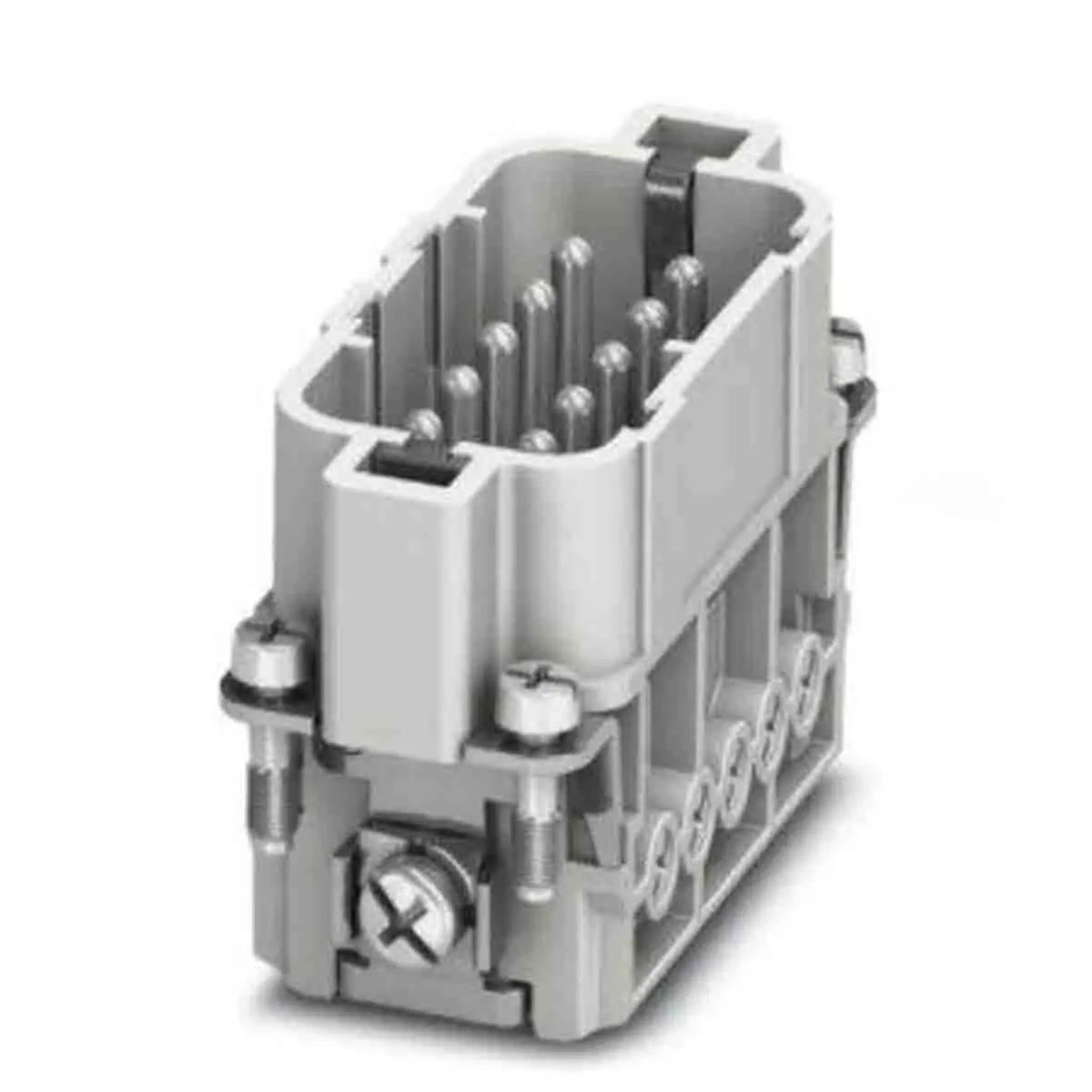 Produktfoto 1 von Phoenix Contact HC Robustes Power Steckverbinder-Modul, 10-polig 16A Stecker, Stifteinsatz