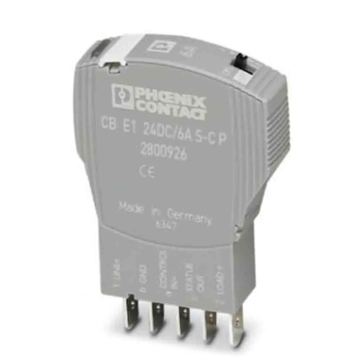 Produktfoto 1 von Phoenix Contact CB E1 Elektronischer Schutzschalter 24 V 1, 6 A DIN-Hutschiene 7.5 A L. 80 mm x 12.5 mm