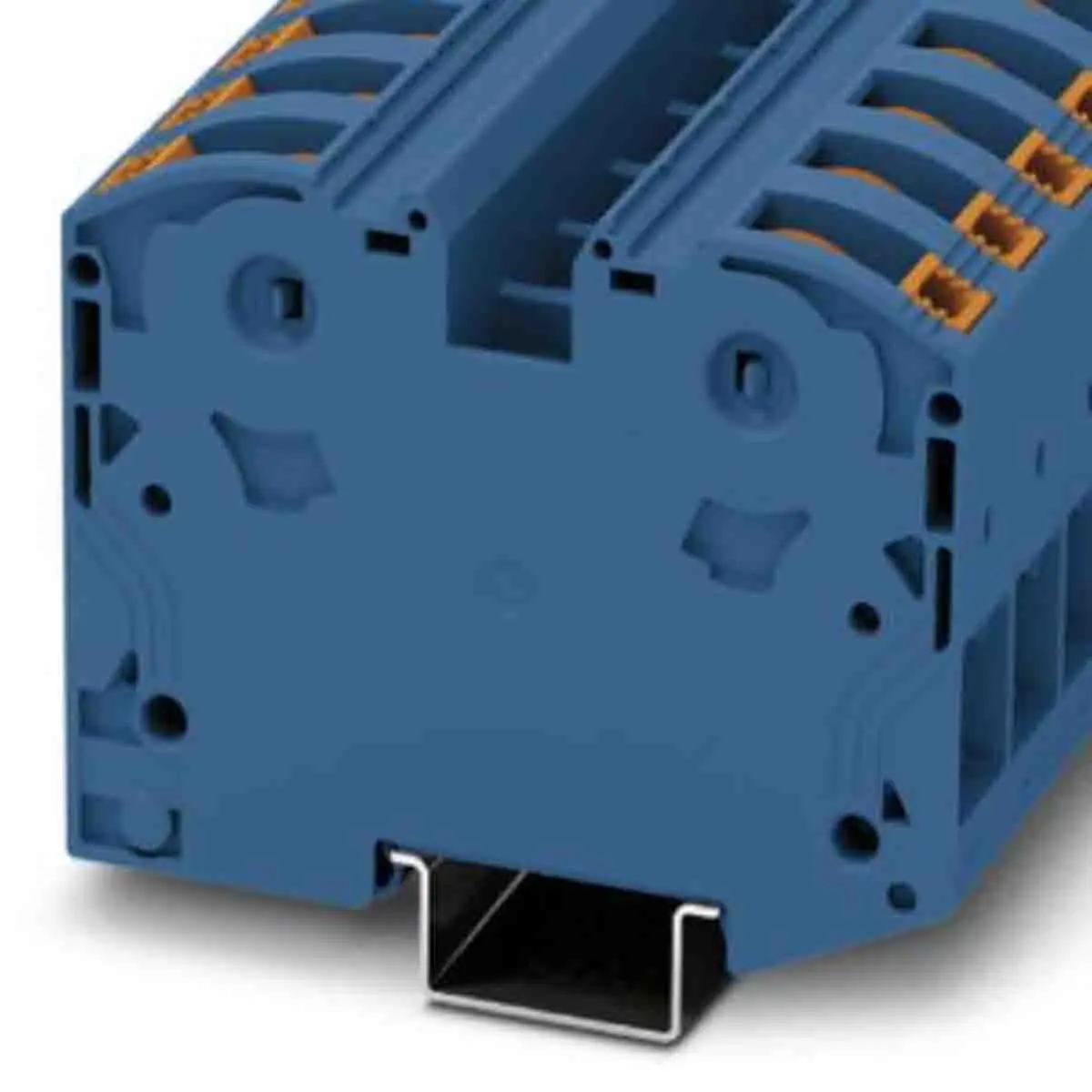 Produktfoto 1 von Phoenix Contact PTPOWER 35 DIN-Schienenklemme ohne Sicherung 1 Blau, 2.5 to 35 mm², 1 kV Einsteck-Anschluss