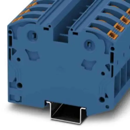 Produktfoto 1 von Phoenix Contact PTPOWER 35 DIN-Schienenklemme ohne Sicherung 1 Blau, 2.5mm², 35 mm², 1kV Schraubbefestigung