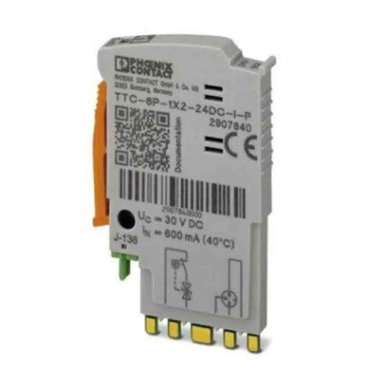 Produktfoto 1 von Phoenix Contact, Überspannungsschutz Sockelelement Surge Protection Plug Surge Protection Plug