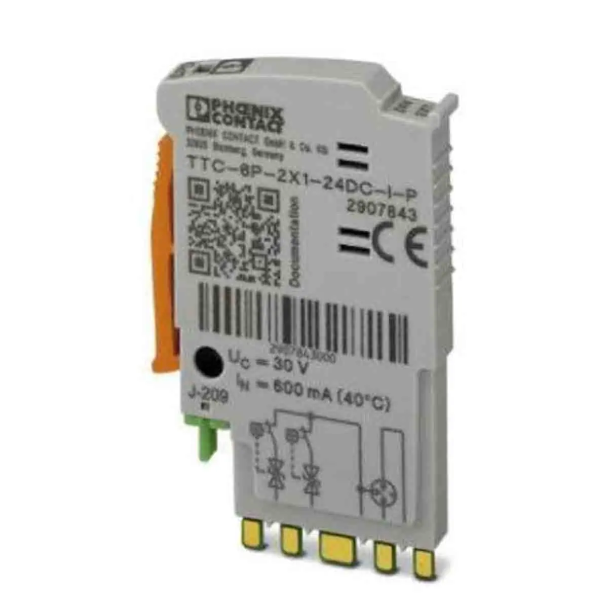 Produktfoto 1 von Phoenix Contact, Überspannungsschutz Sockelelement Surge Protection Plug Surge Protection Plug