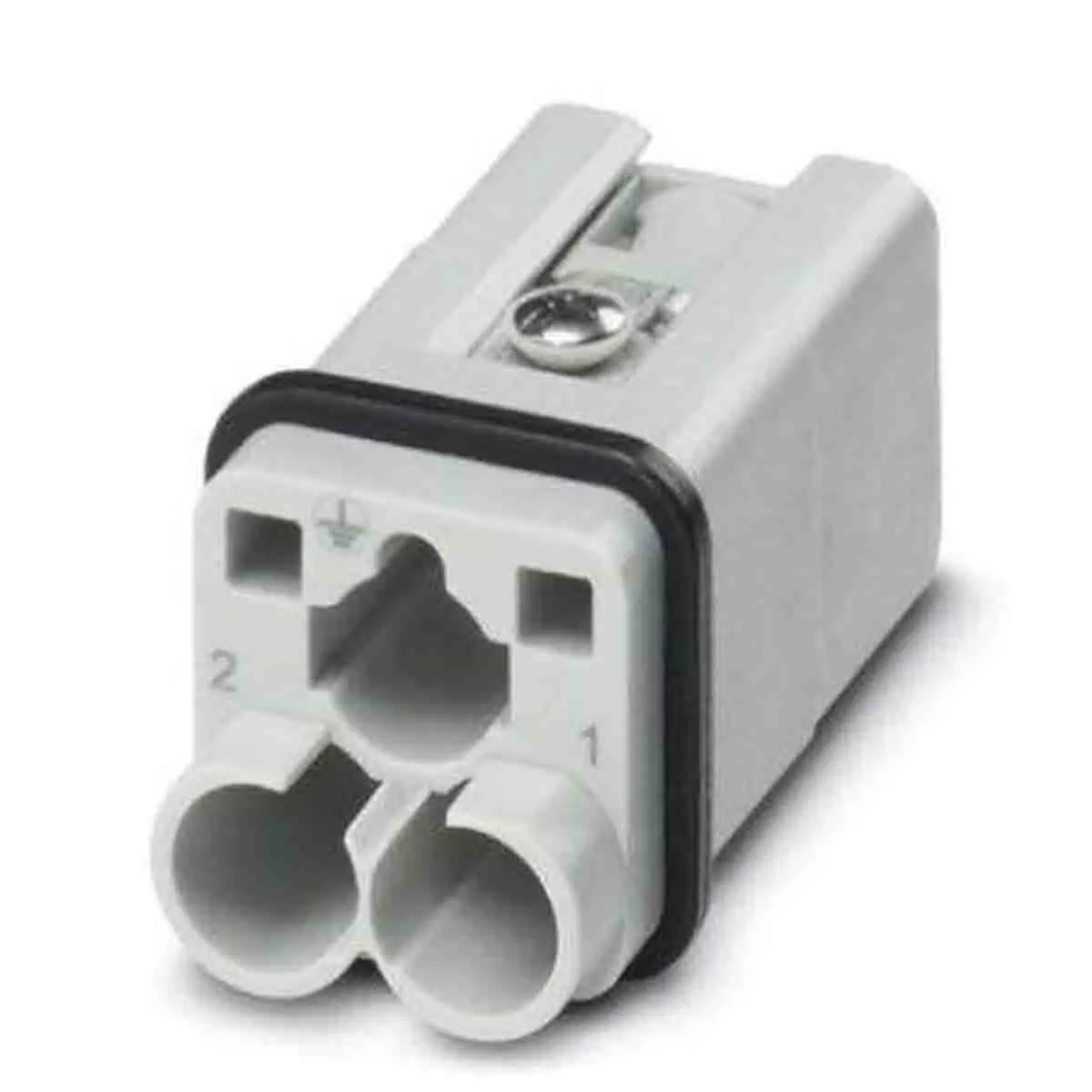 Produktfoto 1 von Phoenix Contact HC Robustes Power Steckverbinder-Modul, 2-polig 40A Stecker, Kontakteinsatz