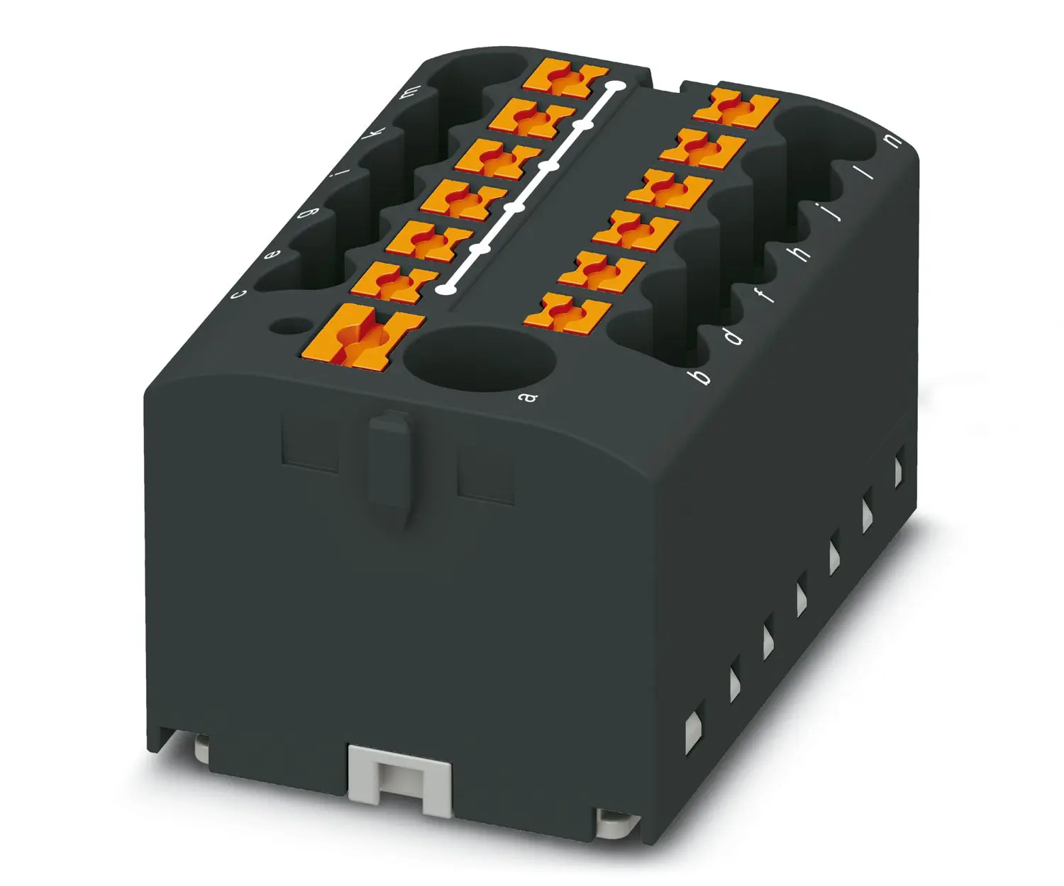 Produktfoto 1 von Phoenix Contact Verteilerblock 13-polig / 450 V 24A, Polyamid Schwarz, IP20